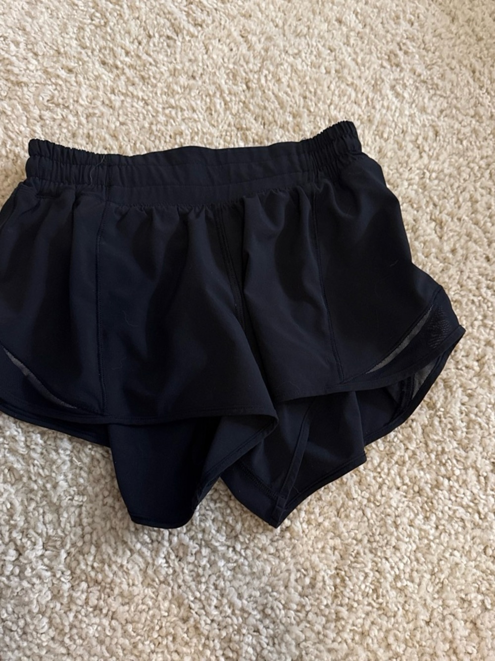 lululemon athletica Black Athletic Skort